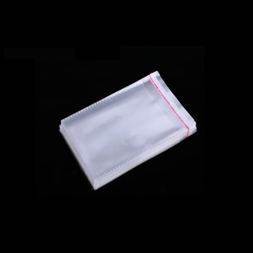 100 Stück Cellophanbeutel A6,Zellophanbeutel A6,Zellophantüten 12x18cm Selbstklebend Folienbeutel A6 für Handy und Kleinteile