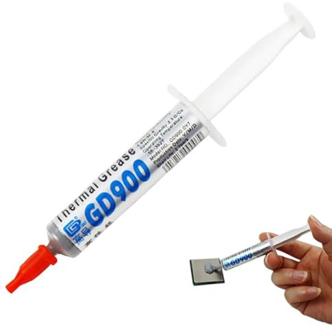 Pâte thermique - Graisse thermique GPU | Graisse thermique non conductrice | GD900 Graisse thermique pour processeur d'ordinateur | Refroidisseurs de processeur haute performance | Pâte de dissipateur