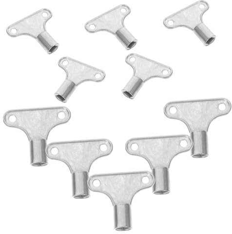 Uonlytech 10stücke Teiliges Radiator Entlüftungsventilschlüssel Für Heizkörper Zur Effizienten Luftentfernung Und Verbesserung Der Heizleistung