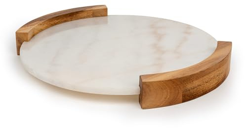 Bredemeijer - Planche de Service Viggo - Ø 35 cm - Marbre et Bois
