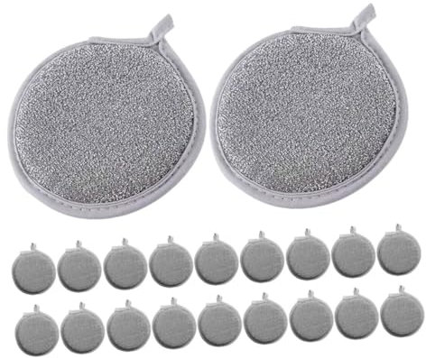 minkissy 20stücke Geschirrspülschwamm Wiederverwendbar Für Küche Aus Nylon Und Schwamm Hochsaugfähig Nicht Ölklebend Für Geschirr Küchenmöbel Und Badezimmerreinigung