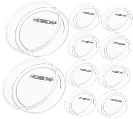 OSALADI 10stücke Button Transparente Ansteckbuttons Mit Wechselbarem Bildrahmen Für Bastelprojekte Und Kreative Aktivitäten