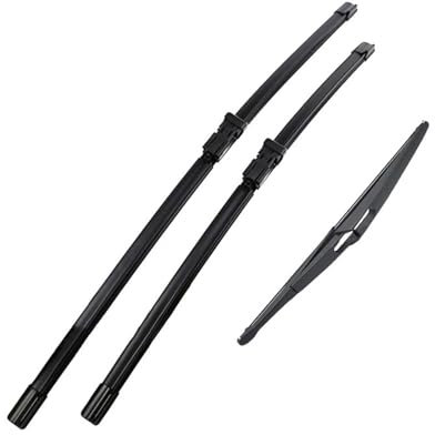 Car wipers For Fiat 500L 2012-2022 26+15+12 Front & Rear Wiper Blades Set Windshield Windscreen Clean Window Rain Brush Wiper Blade Kit