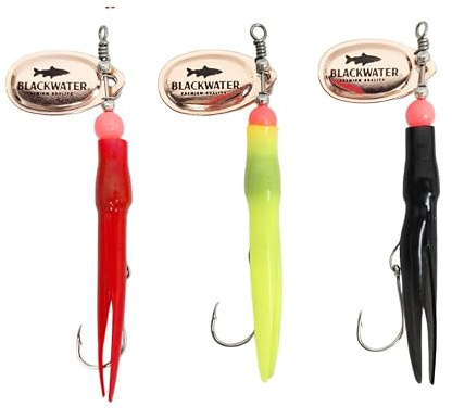 QUICK CHANGE HOOK SINGLE BLACK RED YELLOW COPPER BRASS PIKE SILVER SPOON LONG CAST FLYING LURE FISHING SPINNER C SALMON SEA TROUT SINGLE TREBLE 15 GRAMS 15G