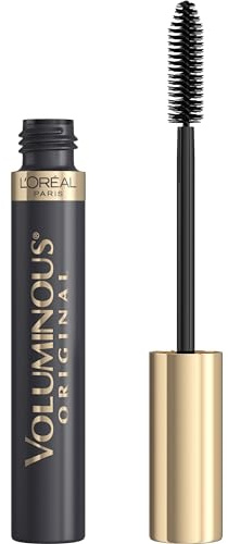 L’Oreal Paris Original Voluminous Mascara, Building Mascara Volume and Length Formula, Washable, Black Brown, 0.26 Fl Oz., 1 Count