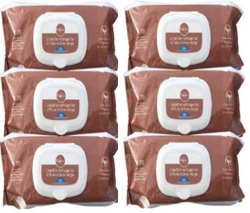 Gifrer Lingettes Nettoyantes à l'Huile d'Olive Vierge - Lot de 6 paquets de 70 Lingettes
