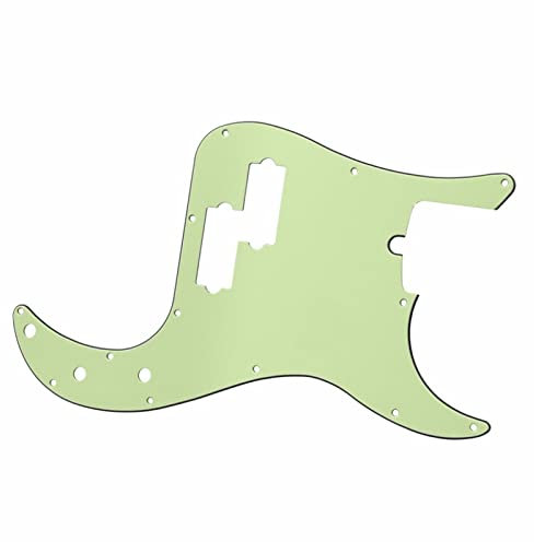 WNWN Mint Grün 3ply P Bass Pickguard PB Mit Befestigungsschrauben Für Elektrische Bass 4-Saiten Ersatz-Gitarren-Schlagbrett