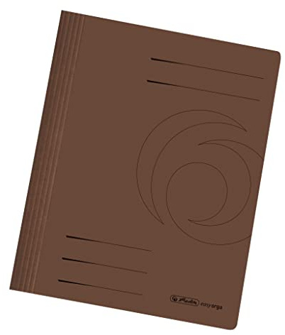Herlitz Schnellhefter A4 Karton gefaltet (25 x Braun)