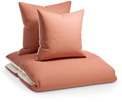 sleepwise Ropa de cama de 200 x 200 cm, de invierno, 3 piezas, Öko-Tex, suave, transpirable, sin planchado ni arrugas, juego de funda nórdica de microfibra cepillada con fundas de almohada