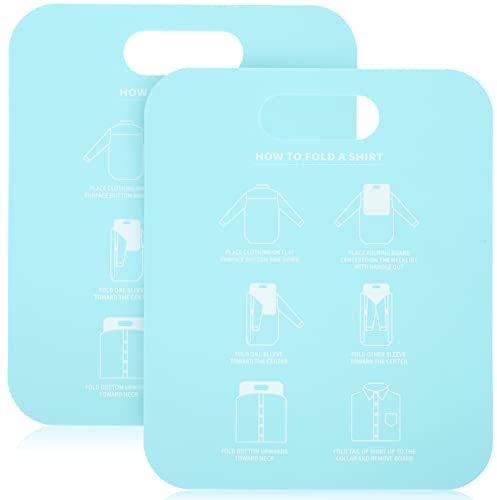 Planche Pliante pour Chemises, Lot de 2, PP, Portable et Légère