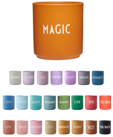 Design Letters Lieblingsbecher Orange MAGIC Tasse | Weihnachten, Weihnachtsdeko, Weihnachtsgeschenke für Frauen, Männer | Kaffeetassen Weihnachtsgeschenke Kleinigkeiten | Kaffeebecher Porzellan