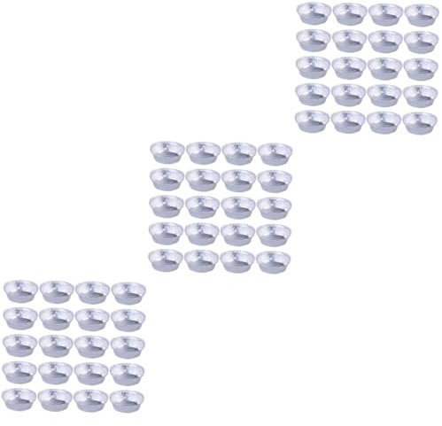 HEMOTON 60pièces Plat Aluminium Pour Friteuse à Air Accessoires De Cuisson Pour Barbecue Et Four Résistant à Haute Température Pour Pique- Et Stockage Alimentaire