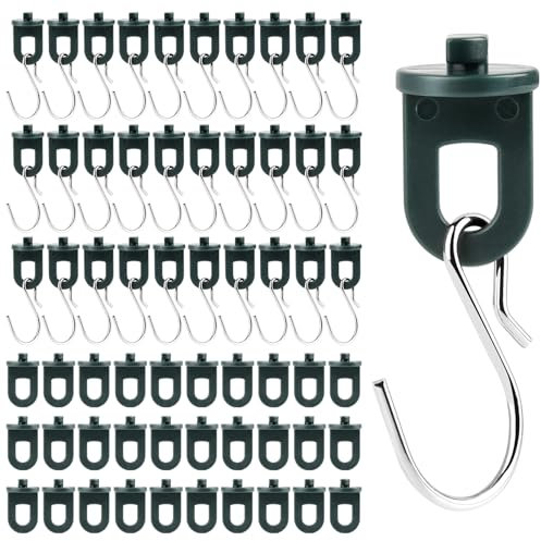 GUOYIHUA 100x Accessori per Serra da Giardino, Robusti Ganci per Serra con Elevata capacità di Carico, Plastica Clip per Serra per Serre, Tende per Piante