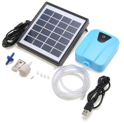 BESPORTBLE Solarbetriebene Wasserpumpe -luftpumpe Für Tank Teich Aquarium Luftpumpe Wirtschaftliche Energieeinsparung