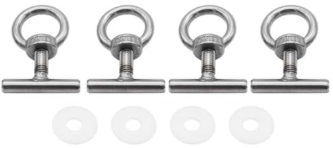 BERS [Replacement] for Multivan T5 T6 Car Nut Locking Rail Load Fixing 7H5883189E Silver Fixing Eye Bolt Lashing Eye