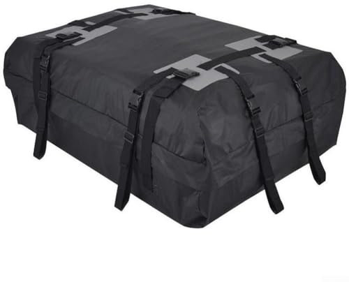 CZYGPHY Borsa da Tetto per Auto, Borsa da carico Impermeabile per Portapacchi da Tetto per Auto, Contenitore Morbido per Bagagli da Tetto, per Qualsiasi Auto con Portapacchi, rotaie, Barre