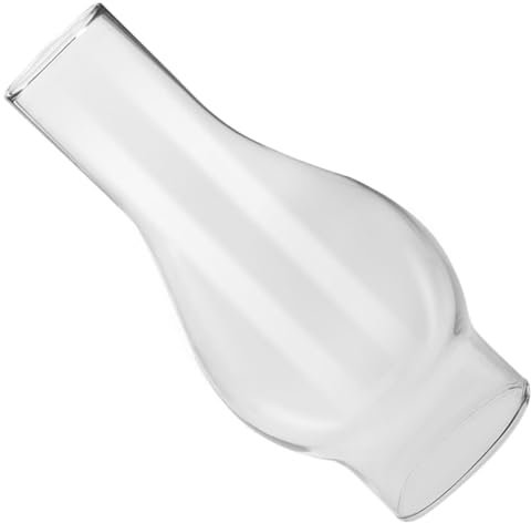 jojofuny Paralume Vetro Trasparente Ricambio Lampada Kerosene Resistente Rottura Per Uso Domestico e Esterno Design Classico Per Fiamma Stabile e Flusso Ossigeno Ottimale