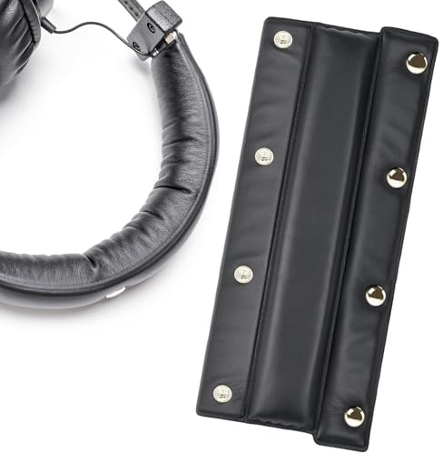 Ersatz-Kopfpolster passend für Beyerdynamic DT770/DT990/MMX300 | Weiches Eiweißleder Kopfband für Hobby- und Profimusiker