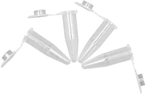 Lot de 500 tubes de centrifugeuse de 1,5 ml avec Snap, givré, échelle claire, matériau dur pour le laboratoire, bonne étanchéité