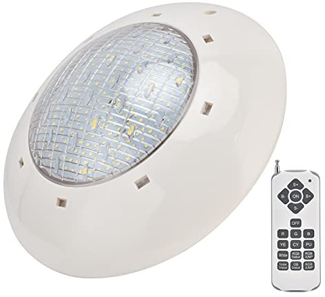 YUEHISY Unterwasser -LED -Licht, RGB -Multi -Farb -Änderung mit 12 Modi -Fernbedienung, IP68 für Pool, Aquarium, Teichbeleuchtung (18W)