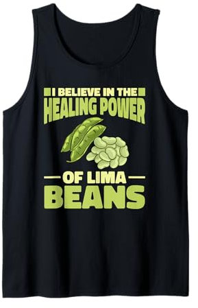 Lima Bean Funny Planting Vegetable Seeds Tank Top