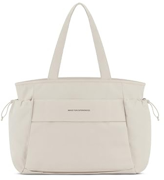 Kapten & Son Hellvi Shopper Tasche 25 L | Sporttasche Damen | Weekender, Reisetasche mit 16 Zoll Laptopfach, Schuhfach, Flaschenfach & Kofferbefestigung | Gym, Reise, Alltag, Büro