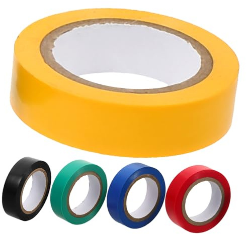 Alipis Cinta Aislante de Color Pvc, 5 Rollos, para Interiores