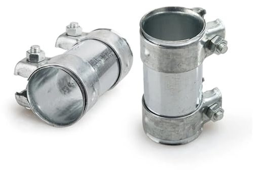 Abrazadera Escape, Abrazadera Escape Moto Abrazadera de Tubo de Escape de 125 mm de diámetro Interior (1,75-3,0)(1.65inch(42x125))