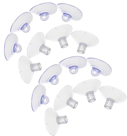 YARNOW 16pcs Cat Hammock Suction Cup round Pvc Window Hooks for Kitten Bed Glass Replacement Parts Vacuum Suction Cup Cat Perch