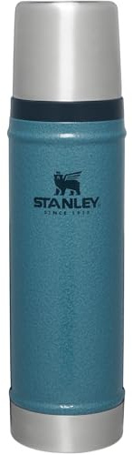 Stanley Classic Legendary Thermal Flask 0.59L - Keeps Hot Or Cold for 18 Hours - BPA-Free Insulated Bottle - Stainless Steel Coffee Flask - Leakproof - Dishwasher Safe - Hammertone Lake