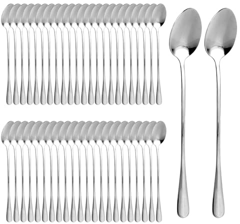 Lot de cuillères à latte macchiato de 100 cm (17,8 cm)
