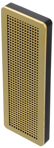 ELAYARD Humidor per Sigari Rettangolare in Metallo Dorato, Umidificatore Portatile per Umidificazione Sigari, Custodia per Umidità Compatta per Viaggi e Conservazione Casa