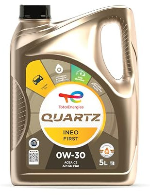 Total 213833 Motoröl, 5 L Quartz Ineo First 0W-30