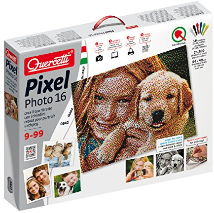 Quercetti - Pixel Photo - 16 tab., Steckspiel
