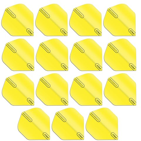 RED DRAGON Hardcore XT Colours Extra Thick Standard Dart Flights - (5 Sätze pro Packung)