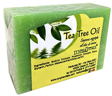 Natürliche Seife mit Teebaumöl - 100 gr.