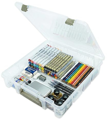 ArtBin Superväska med 1 fack, genomskinlig organisatör av hobbymaterial, förvaringsväska