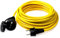 as - Schwabe alargador de Cable de 25 m K35 AT-N07V3V3-F 3G1,5 - Cable de extensión 230 V/16 A - con Tapa de protección - Resistente al Polvo y a Las Salpicaduras IP44 - Color Amarillo, 60355