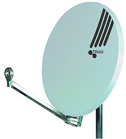 Triax HIT FESAT 65 Grau – Antenne 36 dBi, 10,7 – 12,75 GHz, 15 – 45 °, 21,3 °, 670 mm, 715 mm