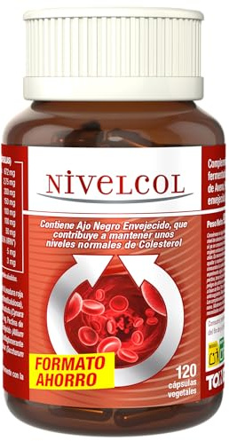 Nivelcol 120 Cápsulas | Levadura de Arroz Rojo, Fitoesteroles, Policosanol, Alcachofa y Ajo Negro | Mantiene tus Niveles para Reducir el Colesterol | Fórmula Segura y Eficaz de Tongil (1)