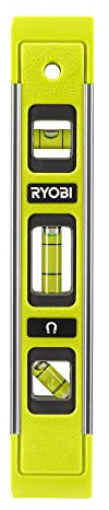 RYOBI RTL23CM 230mm Torpedo Level, Yellow