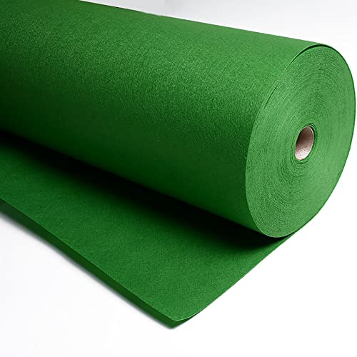 LPLND Qualität Filz Stoff 1mm 85 x 100 cm Filzstoff Bastelfilz Farbig Filz Blätter Vliesstoff Kinder DIY Zubehör zum Handwerk Nähen Projekte(Color:dunkelgrün)