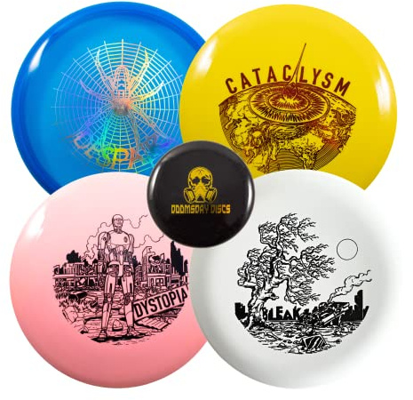 Doomsday Prepper Disc Golf Set | 4 Discs with Mini Starter Set with Putter, Midrange, and Two Drivers