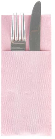 Mank Softpoint „Pub“ Besteckservietten Altrosa – 40x33 cm – 900 Stück – Hochwertige Servietten mit integrierter Bestecktasche – Weich, Saugstark & Elegant – Voller Karton für Gastronomie