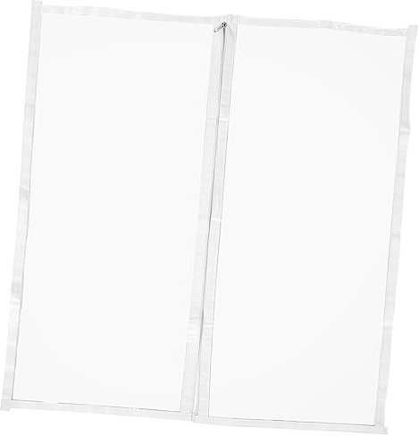 Gadpiparty Fensterisolierung Für Winter Transparente Isolierfolie Wiederverwendbar Mit Reißverschluss Schützt Vor Kalter Luft Spart Energie Geeignet Für Wohnzimmer Schlafzimmer Kinderzimmer