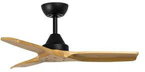 MORELOS MINI Deckenventilator ohne Licht schwarz Ø91