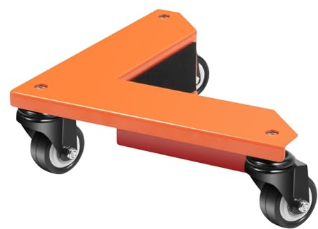 Möbelroller, Transportroller, Triangle, 4er Set, Maximale Belastung 1409 lbs, mit Schraubenschlüssel, geeignet für den Transport der meisten Gegenstände im rechten Winkel, z.B. Klavier, Waschmaschine
