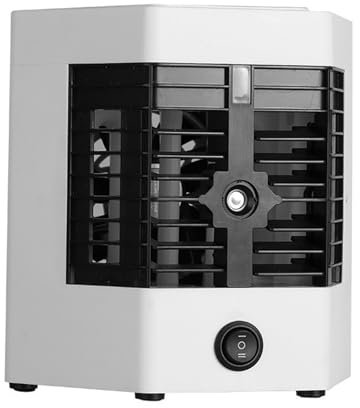 jojnsha Ventola di raffreddamento leggera Ventilatore da tavolo Piccolo ventilatore elettrico Ventilatore da tavolo Potente ventilatore da scrivania adatto per uso interno