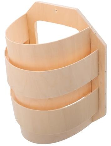iplusmile Paralume Per Lampada Da Sauna Angolare in Legno Leggero e Sottile, Copertura Decorativa Protettiva Luce Rilassante, Accessorio Pratico Per Spazi Sauna e Bagno Turco