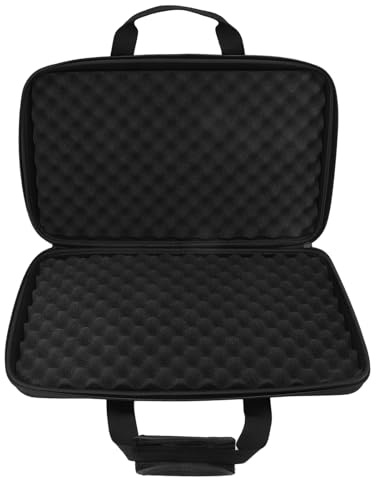ASHATA Leichte Hardtransportkoffer-Aufbewahrungstasche für DDJ 400/DDJ FLX4/DDJ 200/DDJ-SB3 SB2/ROLAND DDJ 202/Inpulse 300/Hercules Inpulse 300/Ddj-Rb 2-Kanal-Controller (50 * 30 * 8 cm)
